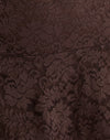 Dentelle chocolat avec reliure bleue