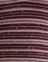 Tricot pailleté rayé violet