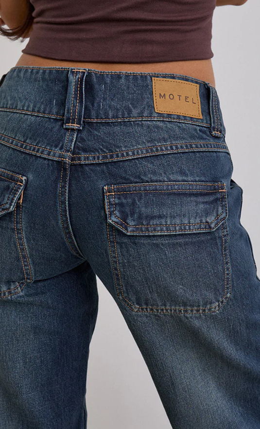 Cargo décontracté à taille basse