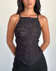 Image de Maddison Top in Sheer Flower Black