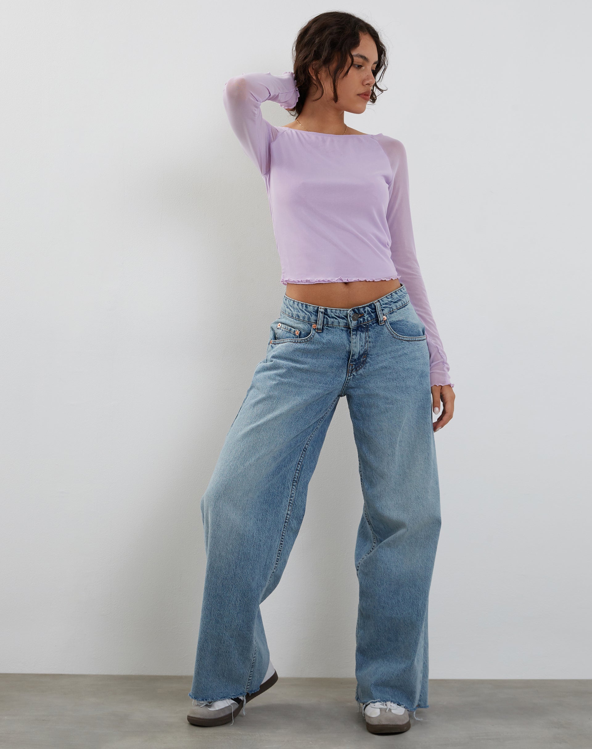 Image de Mahira Long Sleeve Top in Lilac