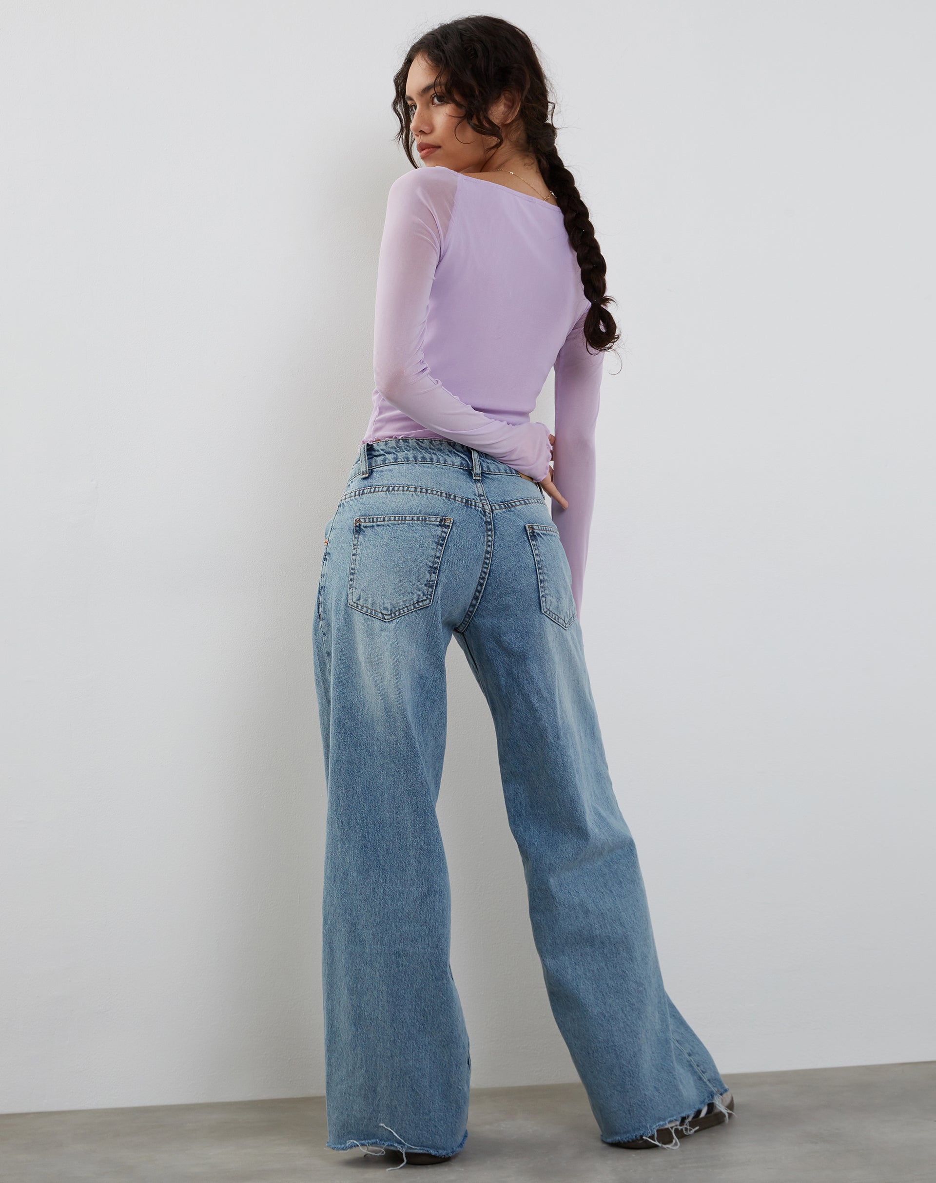 Image de Mahira Long Sleeve Top in Lilac