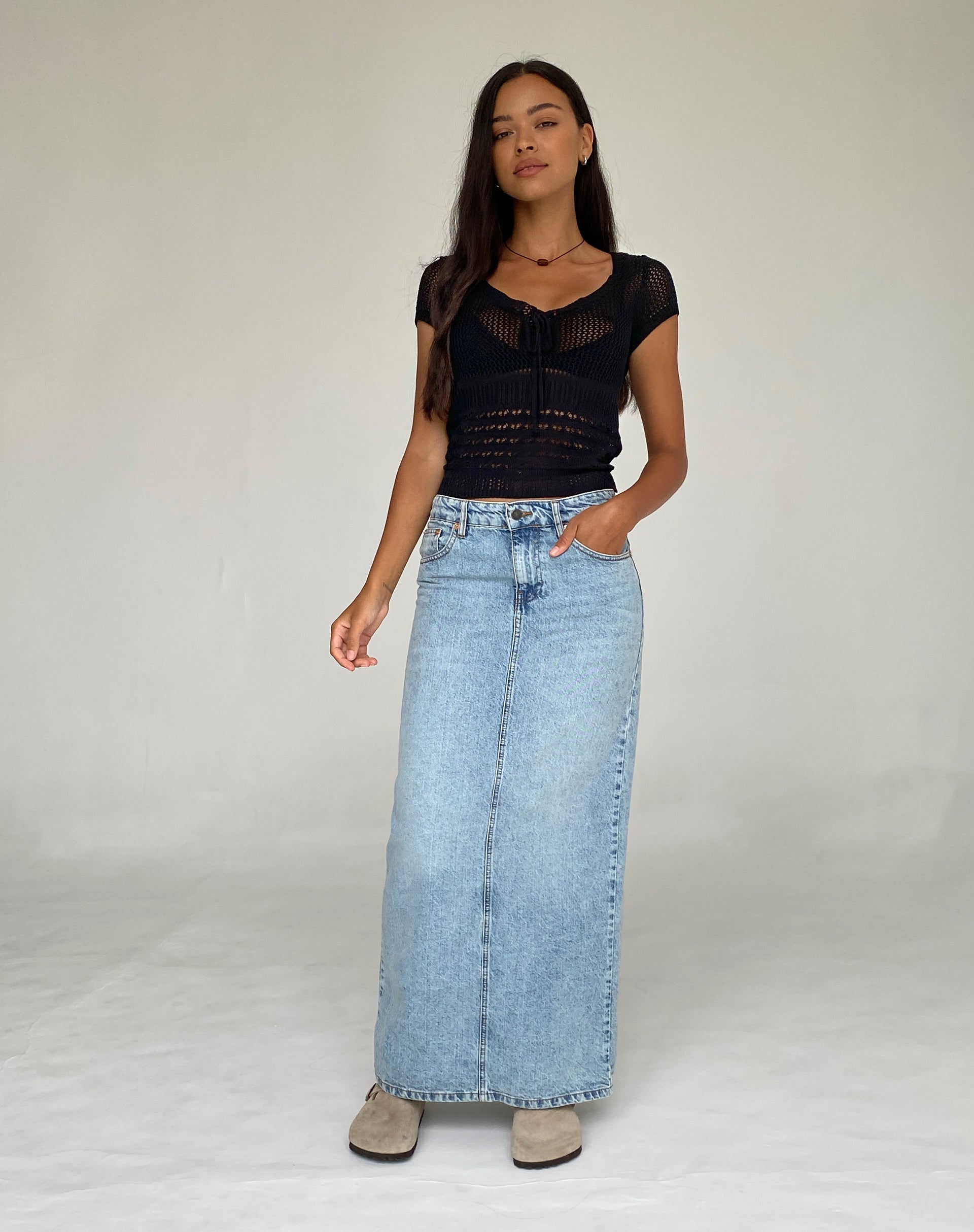Image de Maika Knitted Top in Black