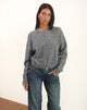 Image de Maira Zip Through Jacket in Knit Grey