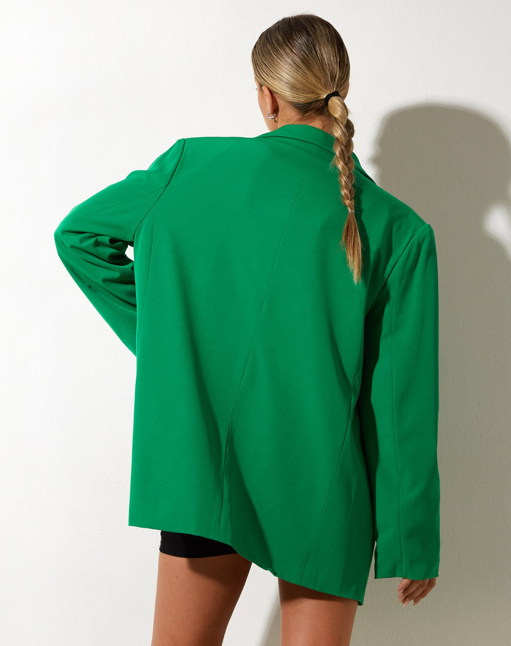 Blazer Maiwa en vert tailleur