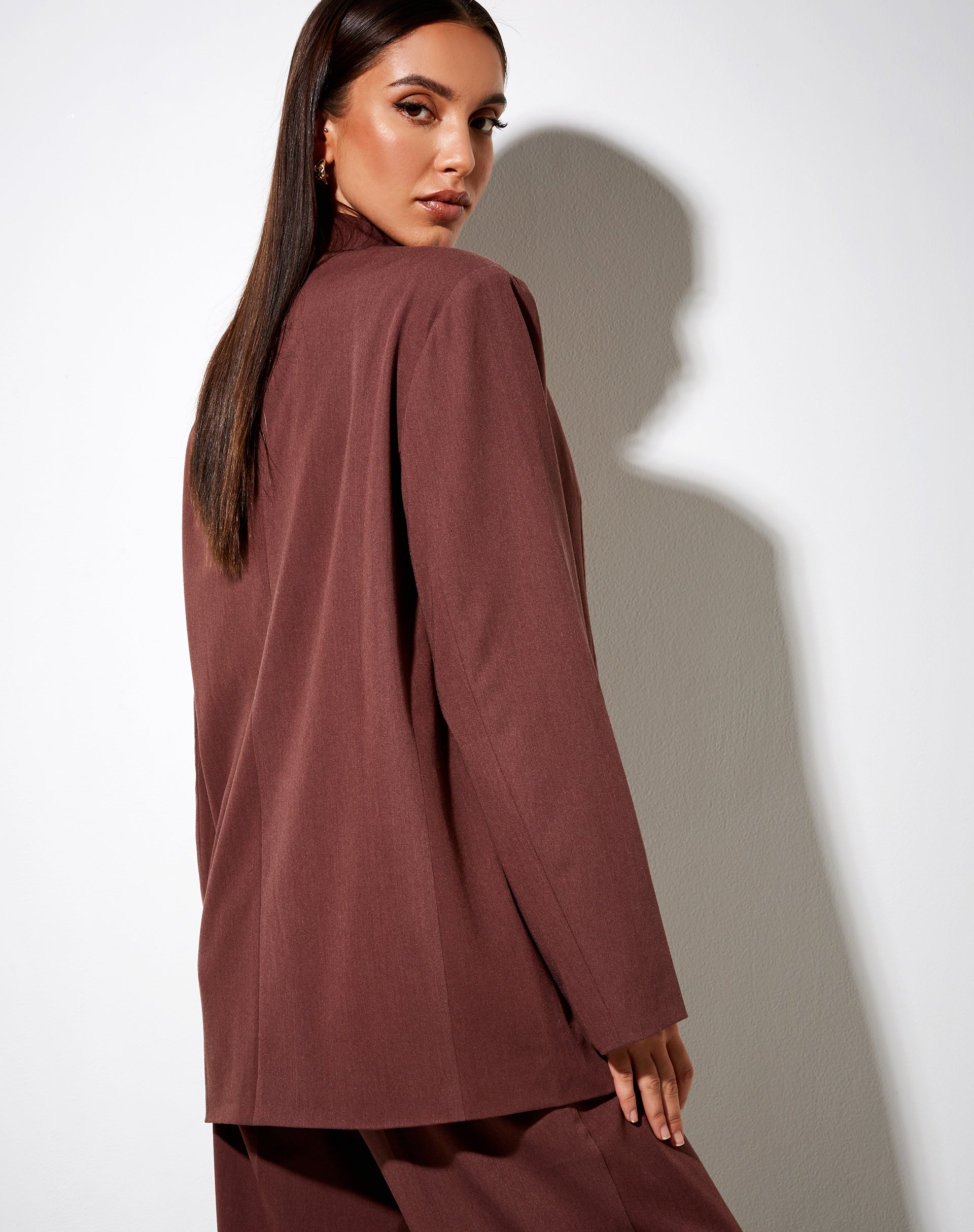 Image de Maiwa Blazer in Cocoa