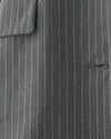 Gris à rayures