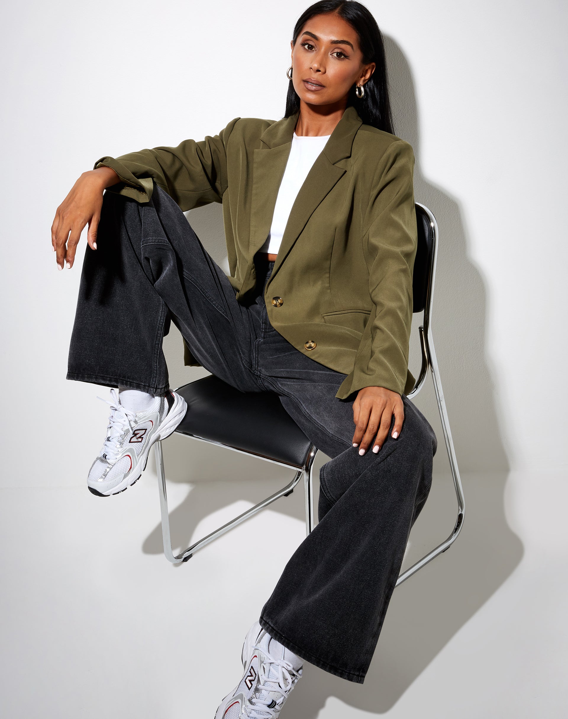 Image de Maiwa Blazer in Khaki