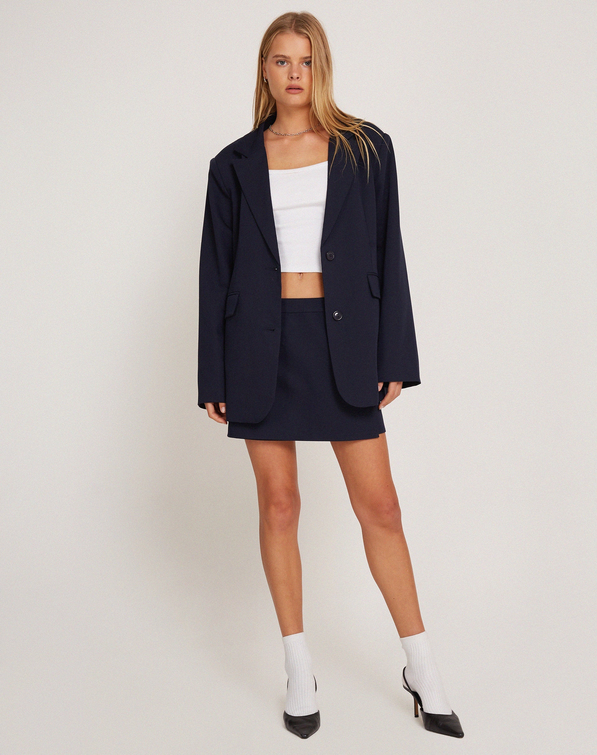 image de Maiwa Blazer en Tailoring Navy
