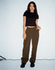 Image de Pantalon à jambes larges Sakaria en truffe