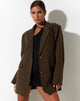 Image de Maiwa Blazer en Pinstripe Brown