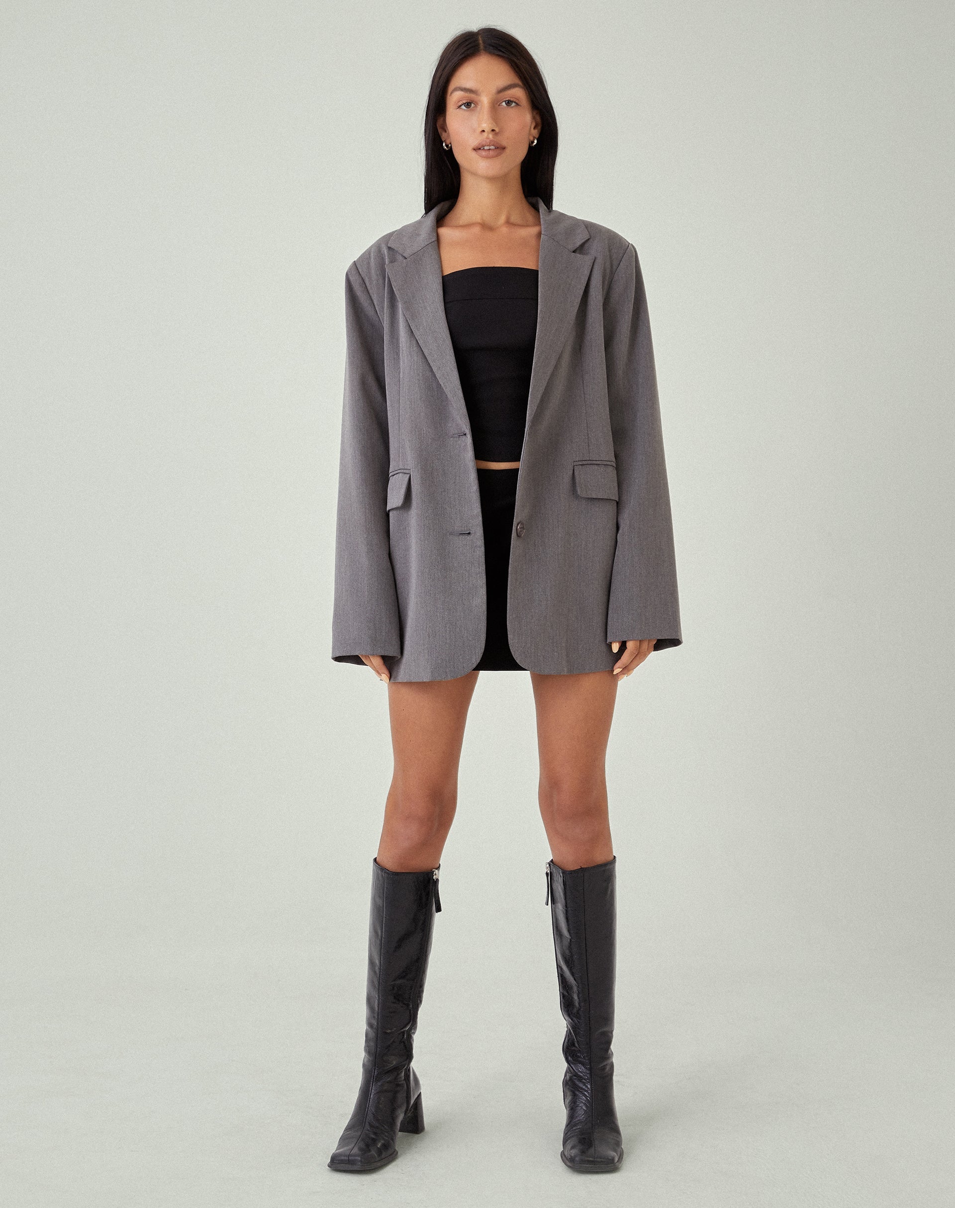 IMAGE DU Blazer Maiwa en Tailoring Charcoal