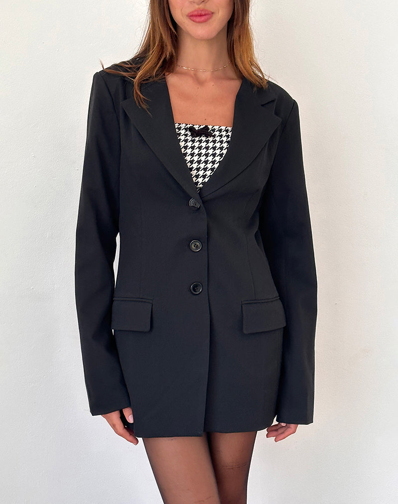 Image de Malana Slim Fit Blazer in Tailoring Black