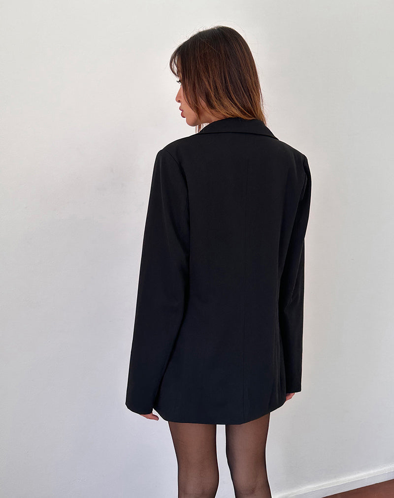 Image de Malana Slim Fit Blazer in Tailoring Black