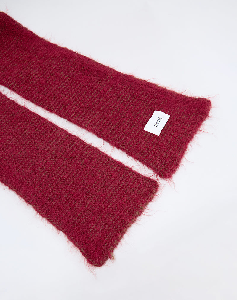 Foulard en bourgogne uni