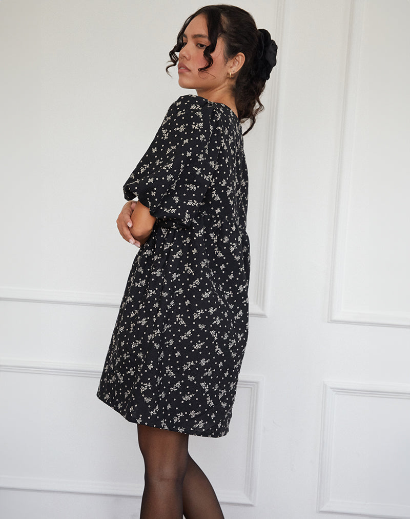 Image de Marate Midi Dress in Floral Land Black