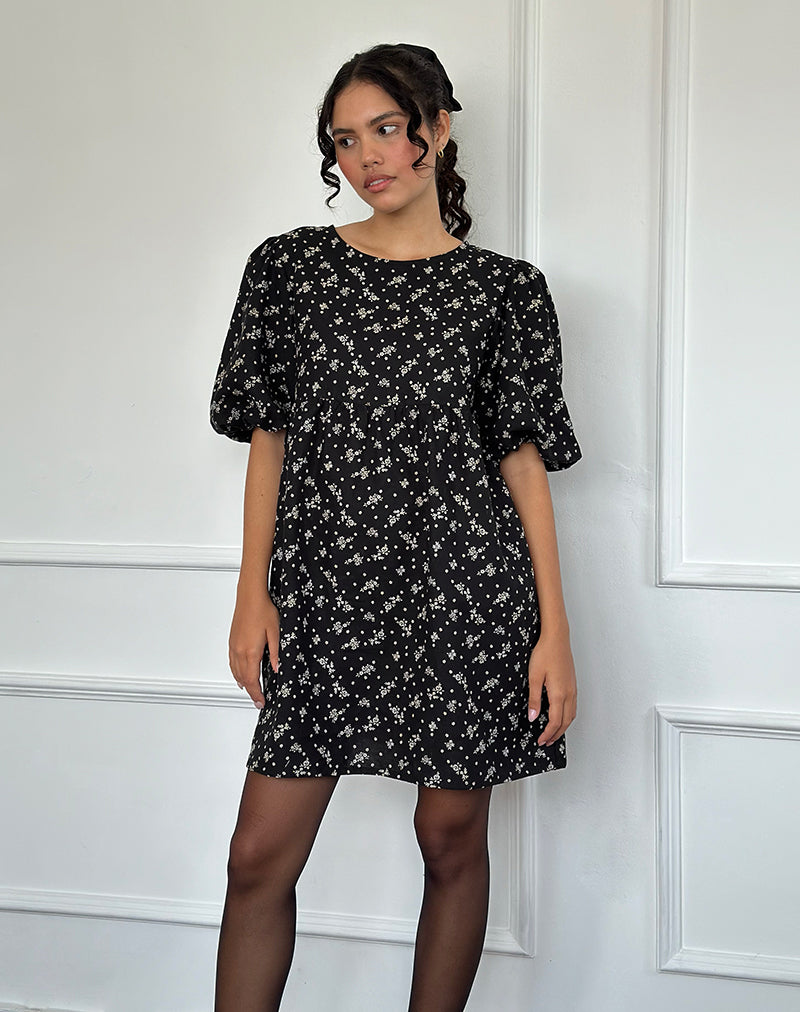 Image de Marate Midi Dress in Floral Land Black