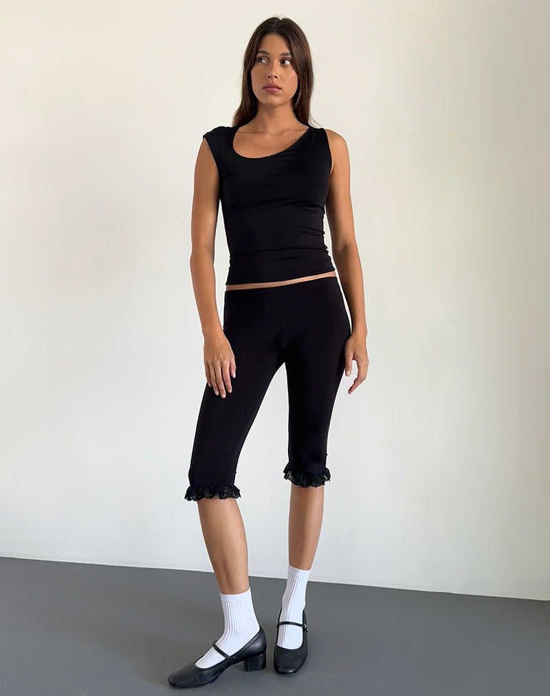 Image de Marcie Asymmetric Top in Slinky Black