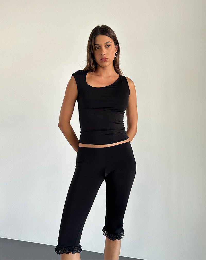 Image de Marcie Asymmetric Top in Slinky Black