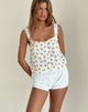 Image de Maria Top in Funshine Floral Off White