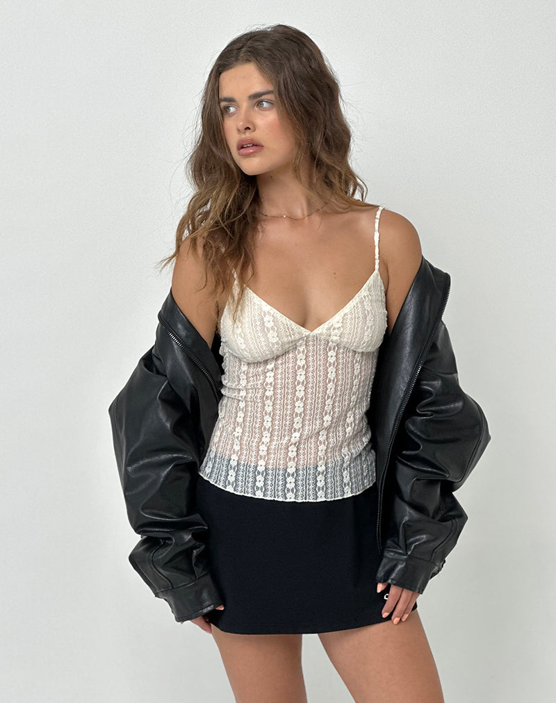 Image de Marinda Cami Top in Lace Cream
