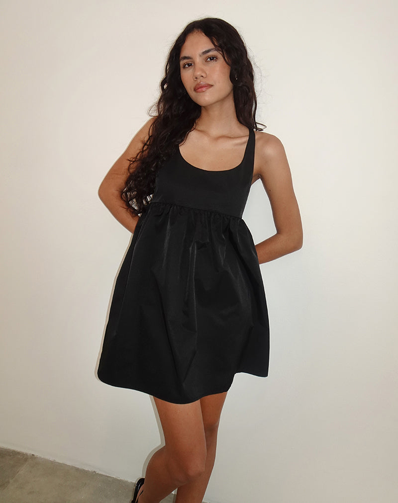 Mini robe Marona en noir