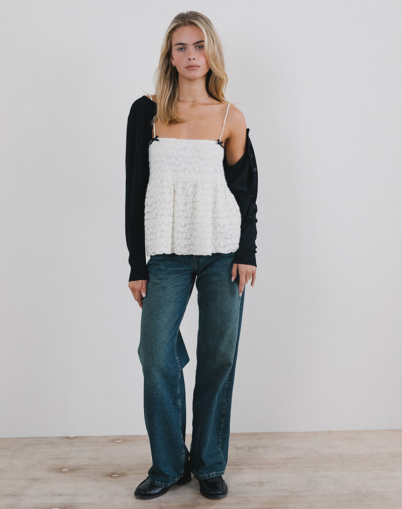Image de Marreta Cami Top in Dahlia Lace Ivory