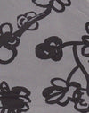 Fleur de gribouillis grise