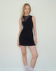 Image de Masita Mini robe asymétrique en noir