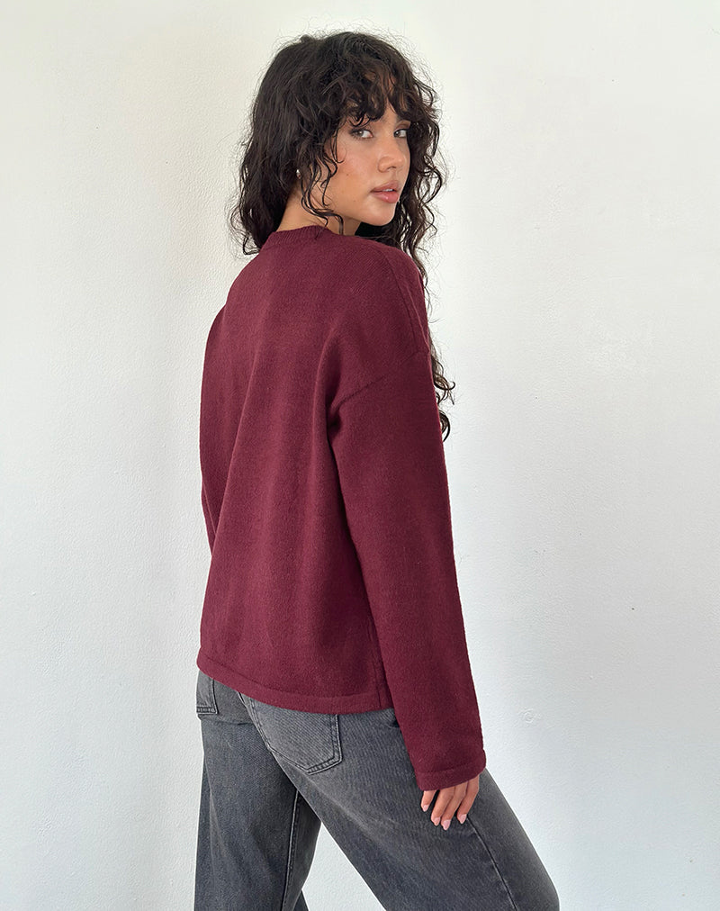Image de Maureen Cardigan en vin