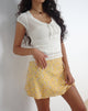 Image de Maurella Mini jupe en Flower Garden Yellow