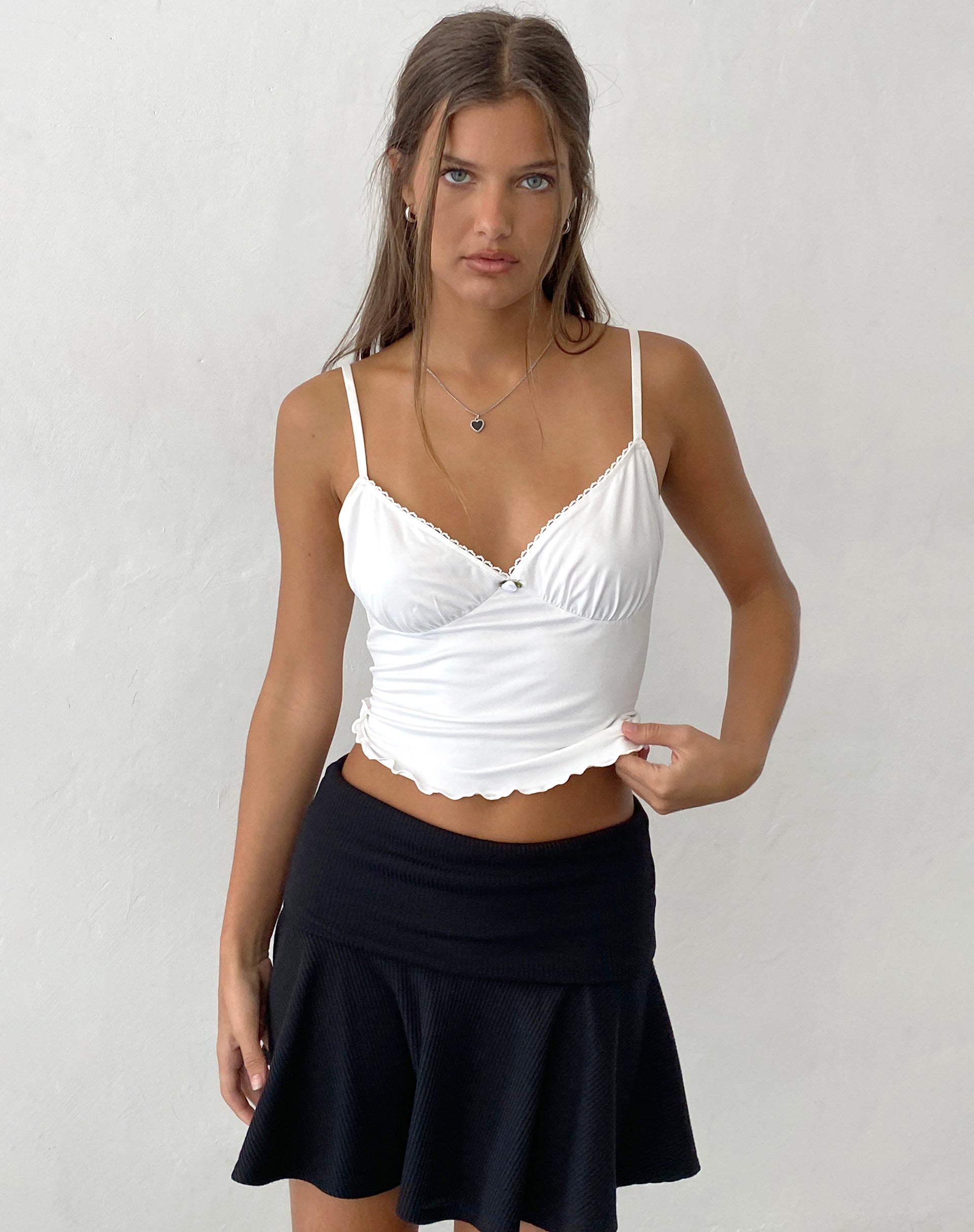Image de Mia Ballet Cami Top in Ivory