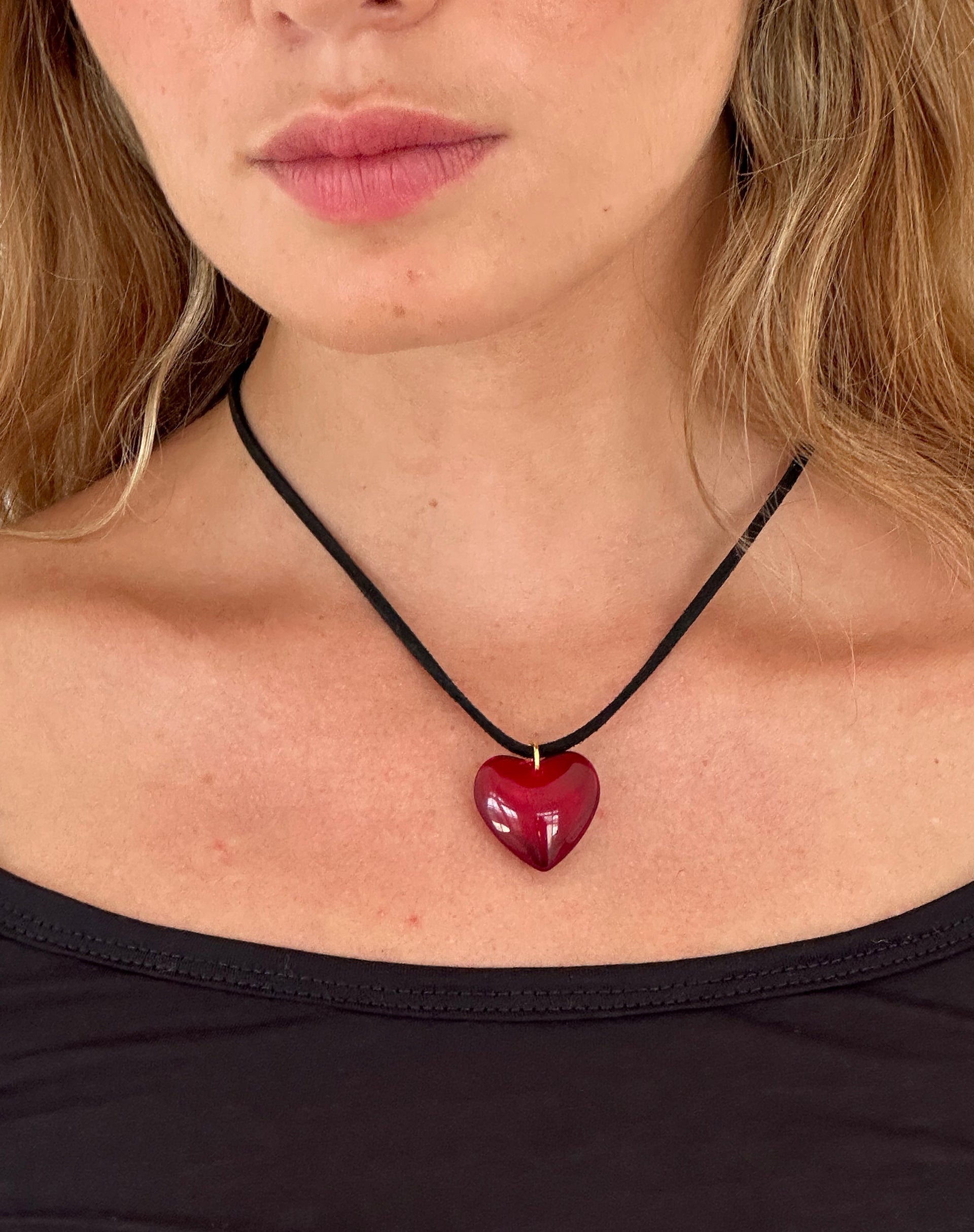 Image de Mimi Collier de cœur en verre Gemini Jewels