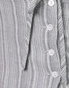 Tissu à rayures gris