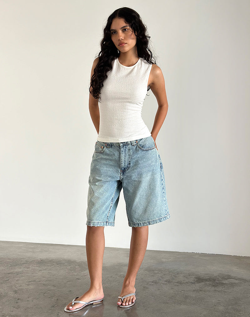 Image de Mohala Top in Crinkle Ivory