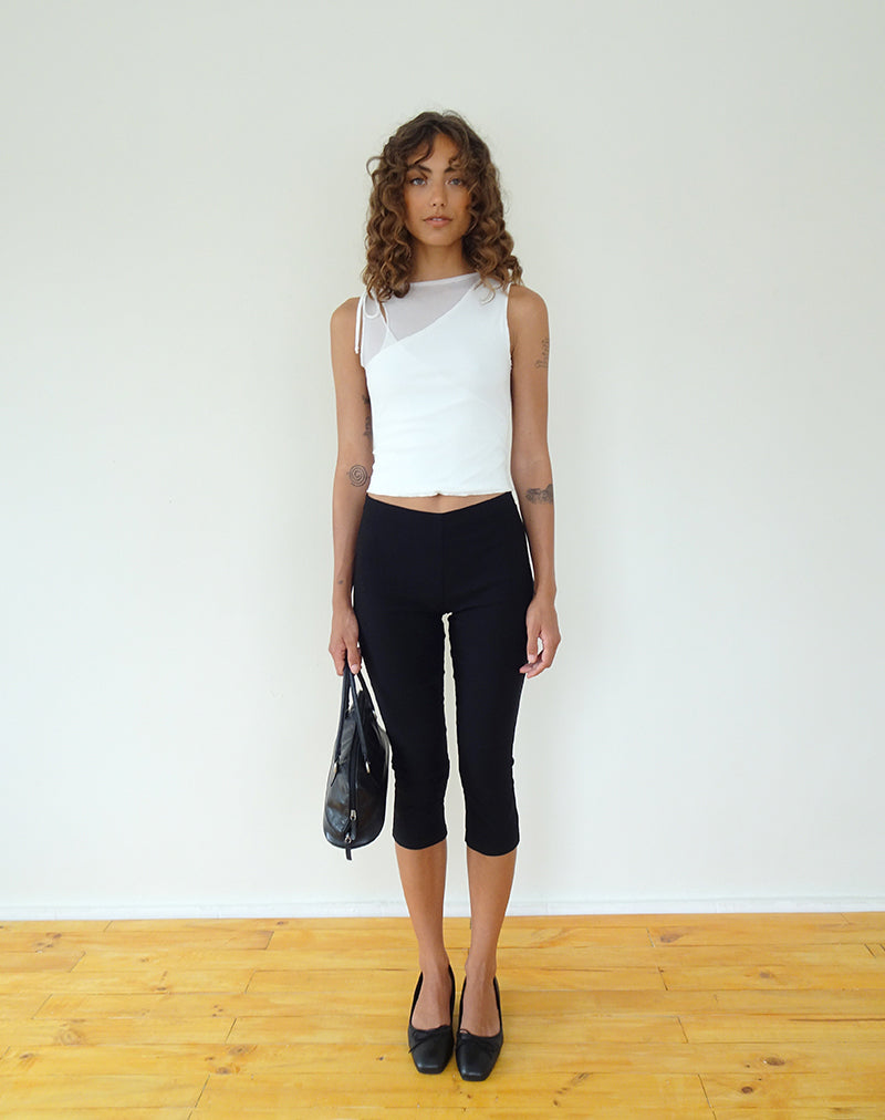 Image de Moni Vest Top in Mesh Ivory