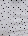 Micro Polka Blanc
