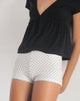 Image de Eunia Short in Micro Polka White