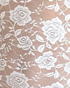 Dentelle Big Rose Ivoire