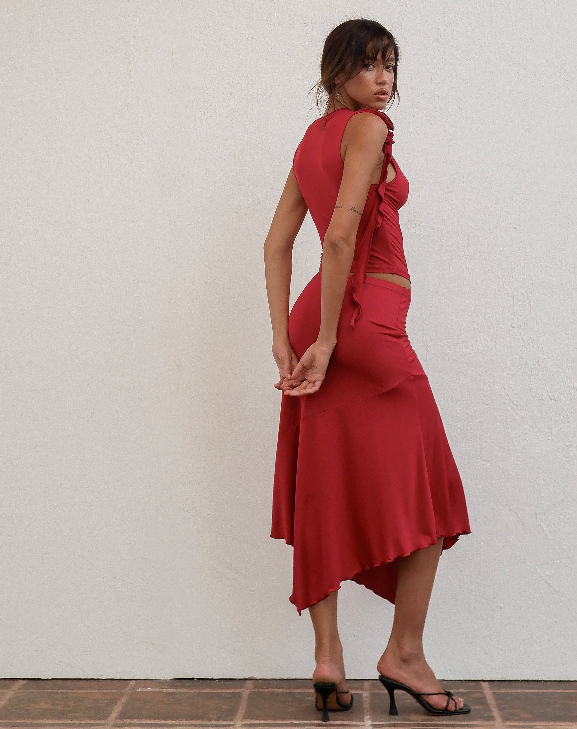 Image de Morena Rosette Top in Red
