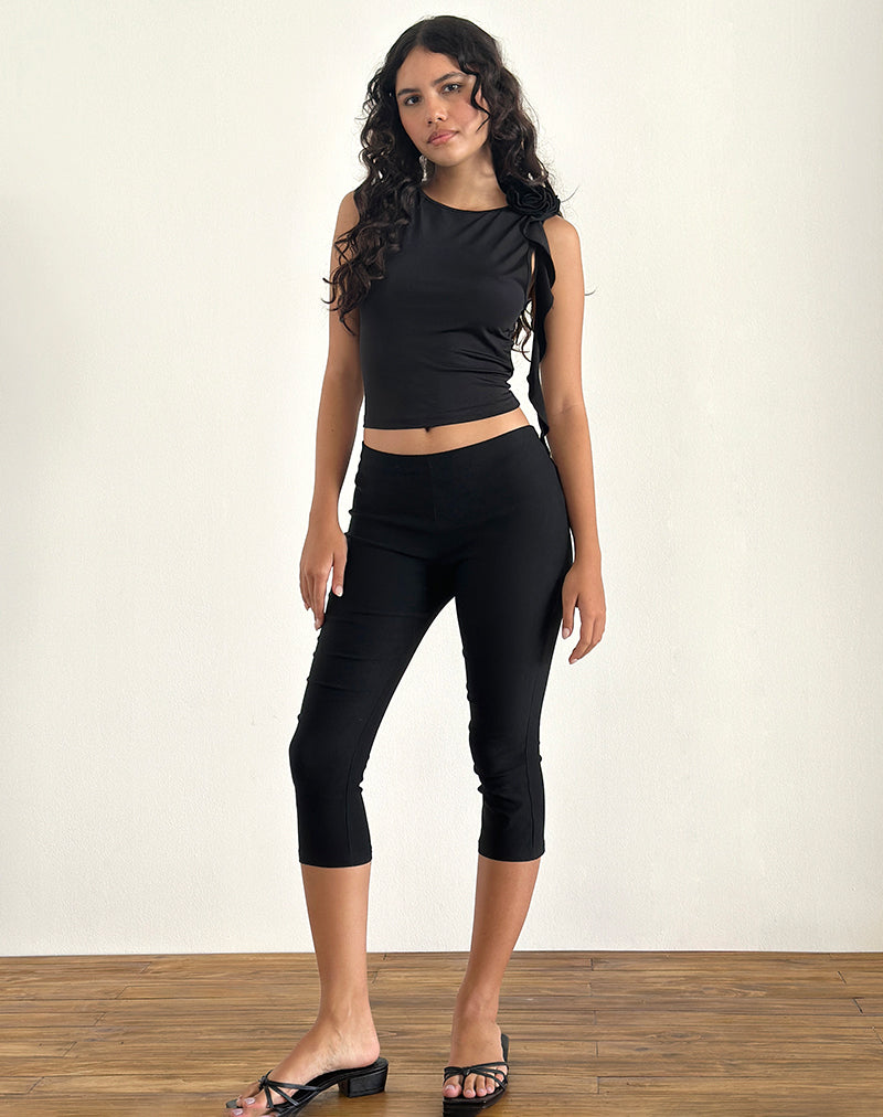 Image de Morena Rosette Top in Black