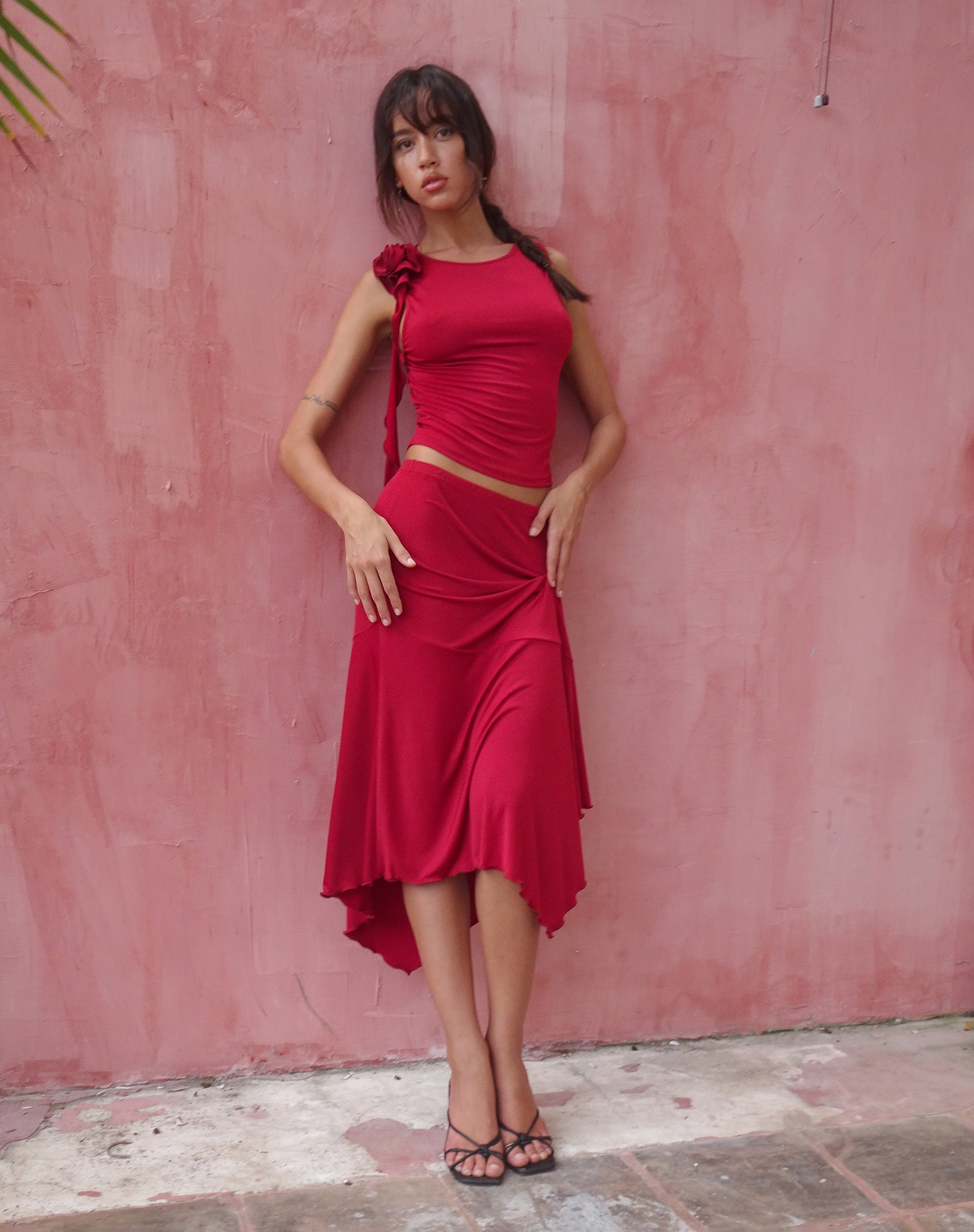 Image de Morena Rosette Top in Red