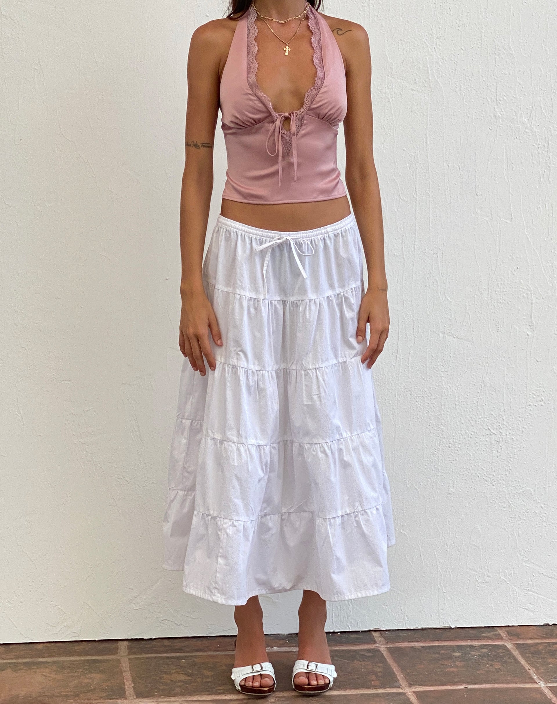 Image de Mutsuki Halterneck Top in Satin Pink