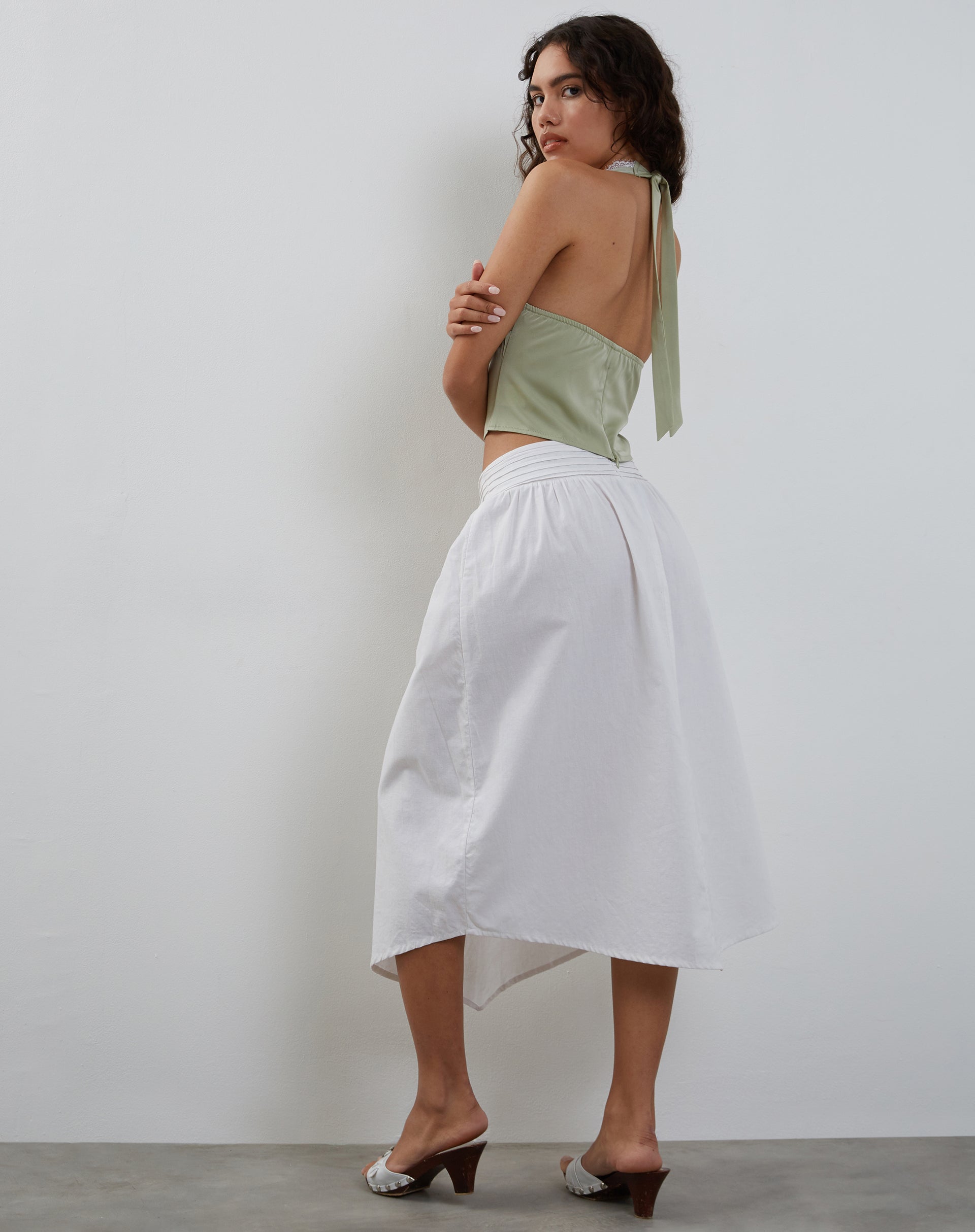 Image de Mutsuki Halterneck Top in Satin Mint