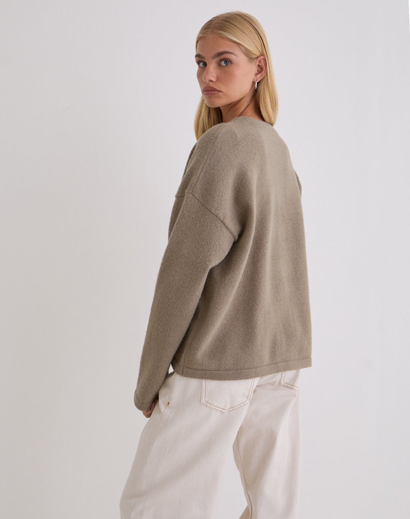 Image de Maureen Cardigan en Taupe