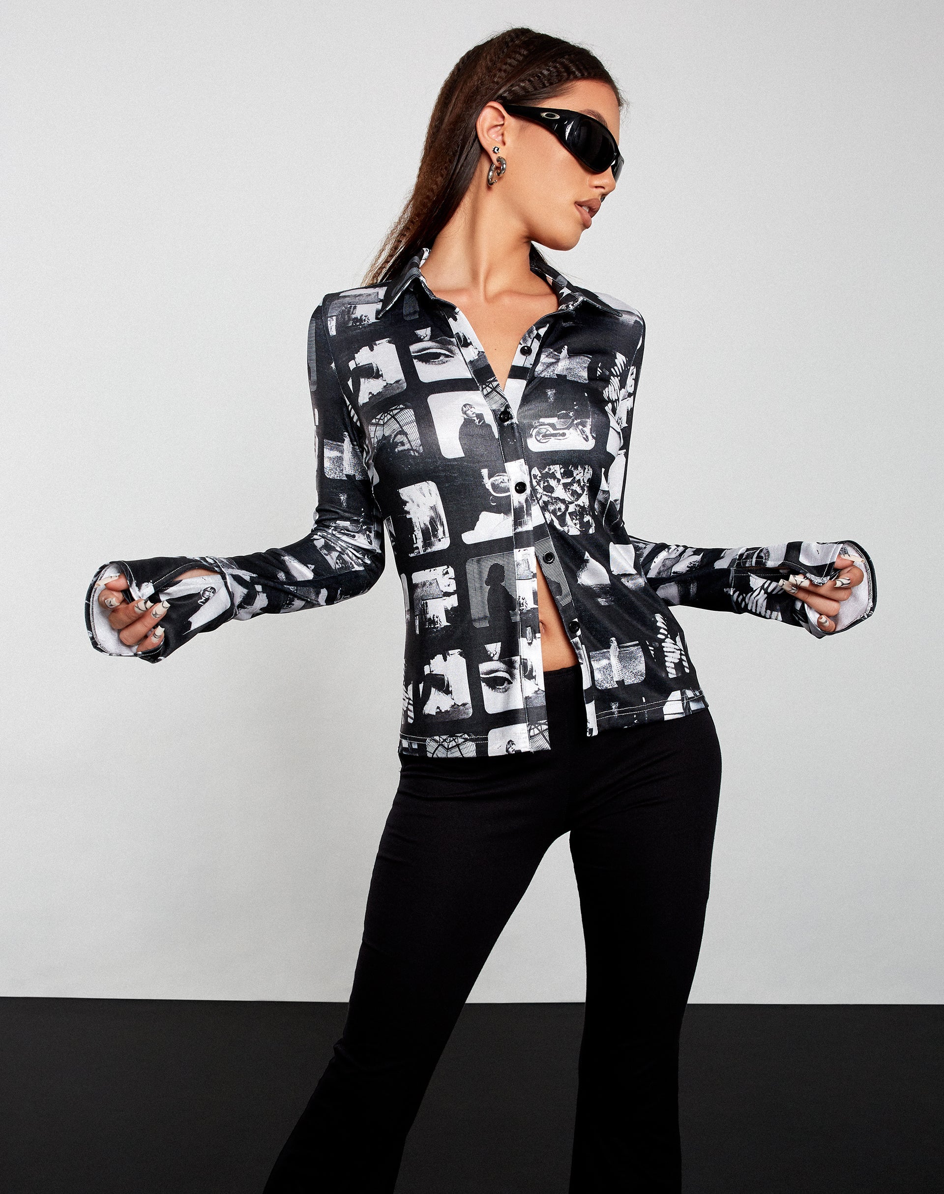 Image de Keani Shirt in Mono Photographic Black