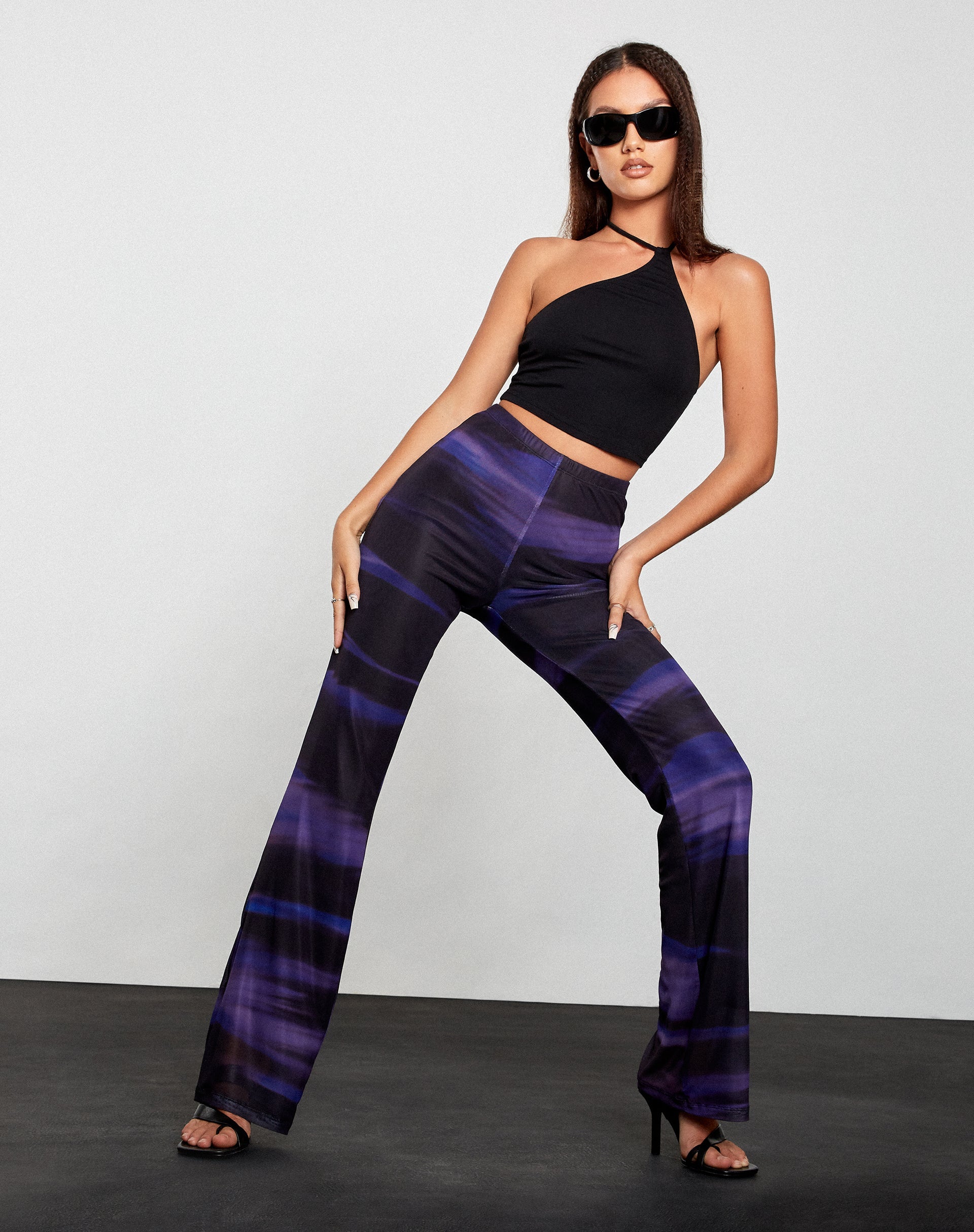 Image de Ford Crop Top en Lycra Noir