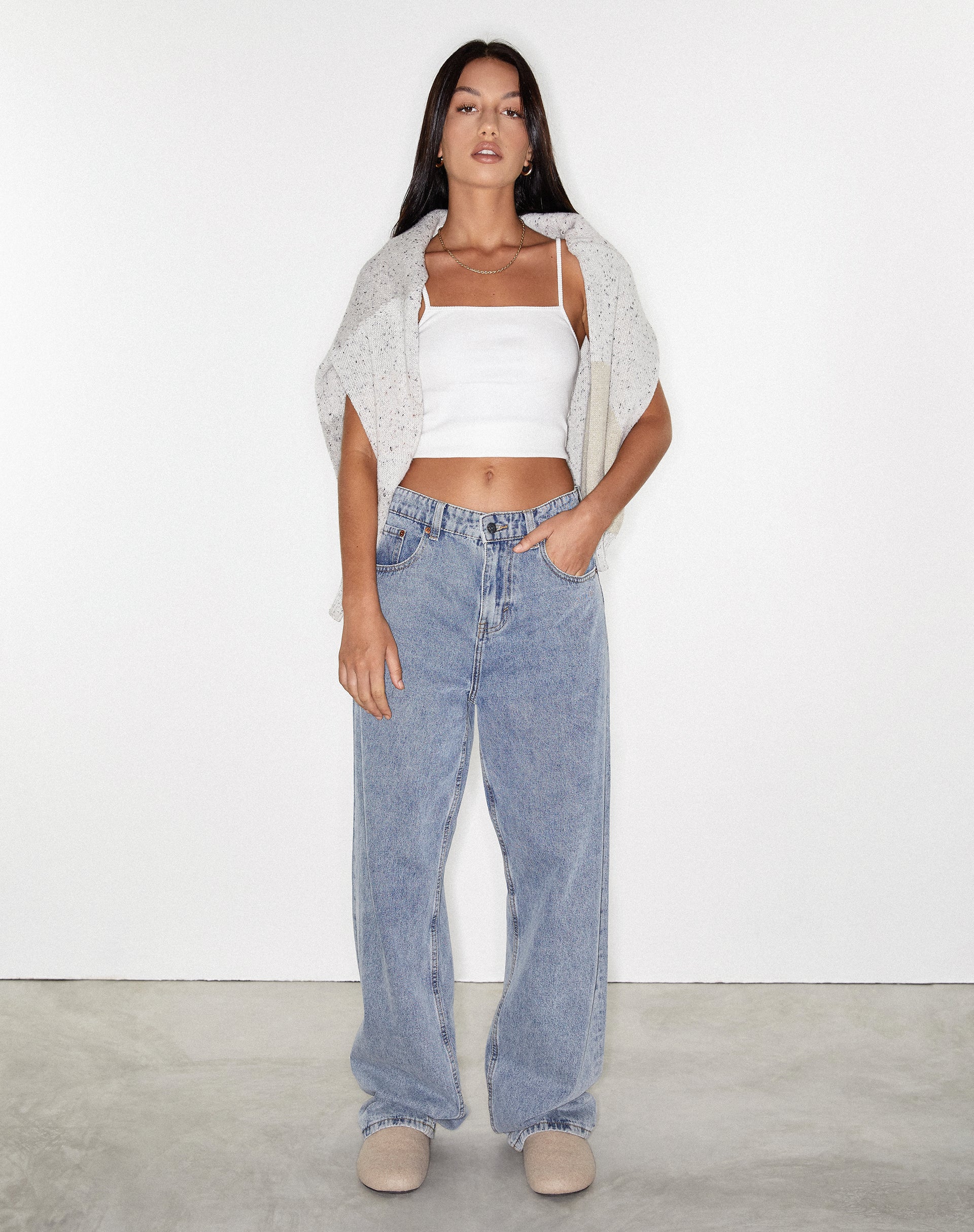 image de Parallel Jean en Light Wash Denim