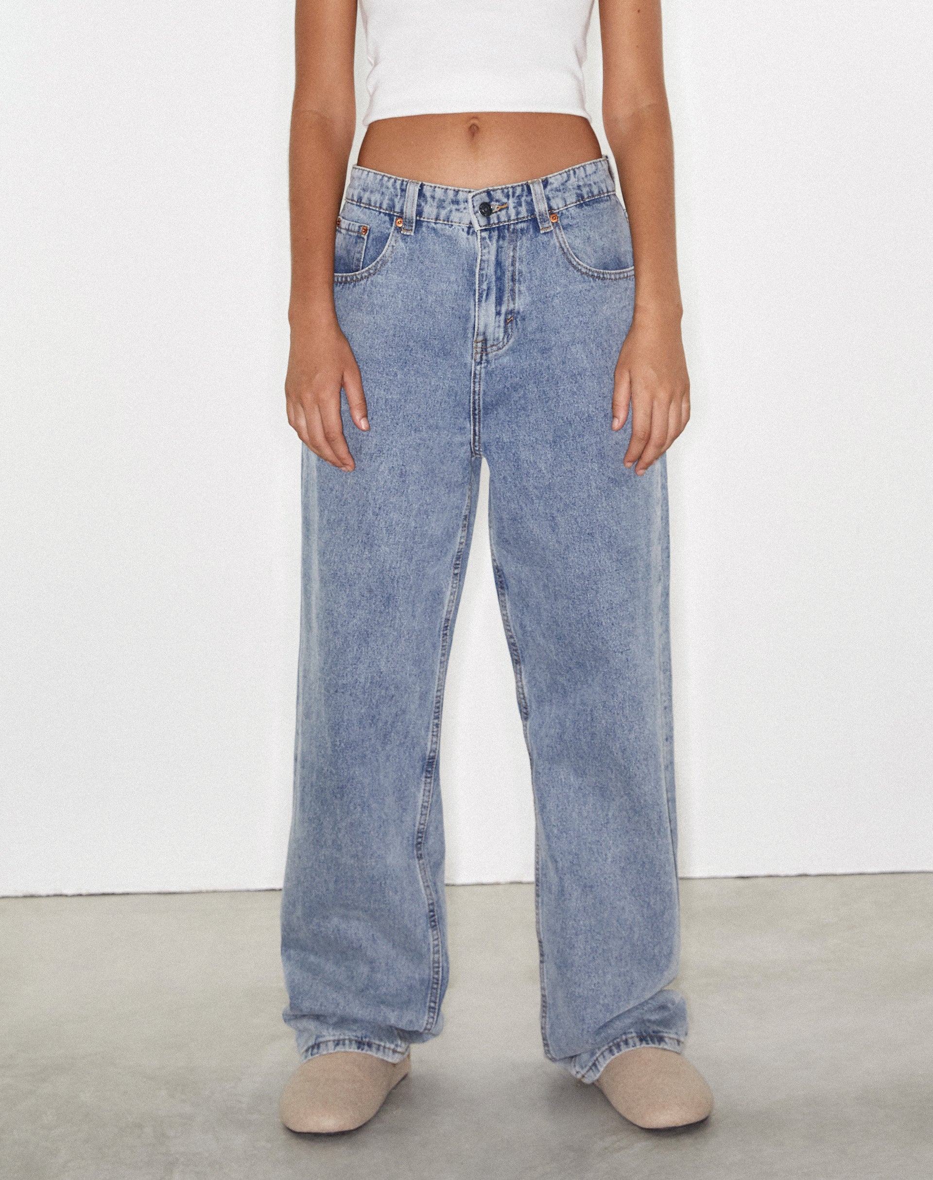 image de Parallel Jean en Light Wash Denim