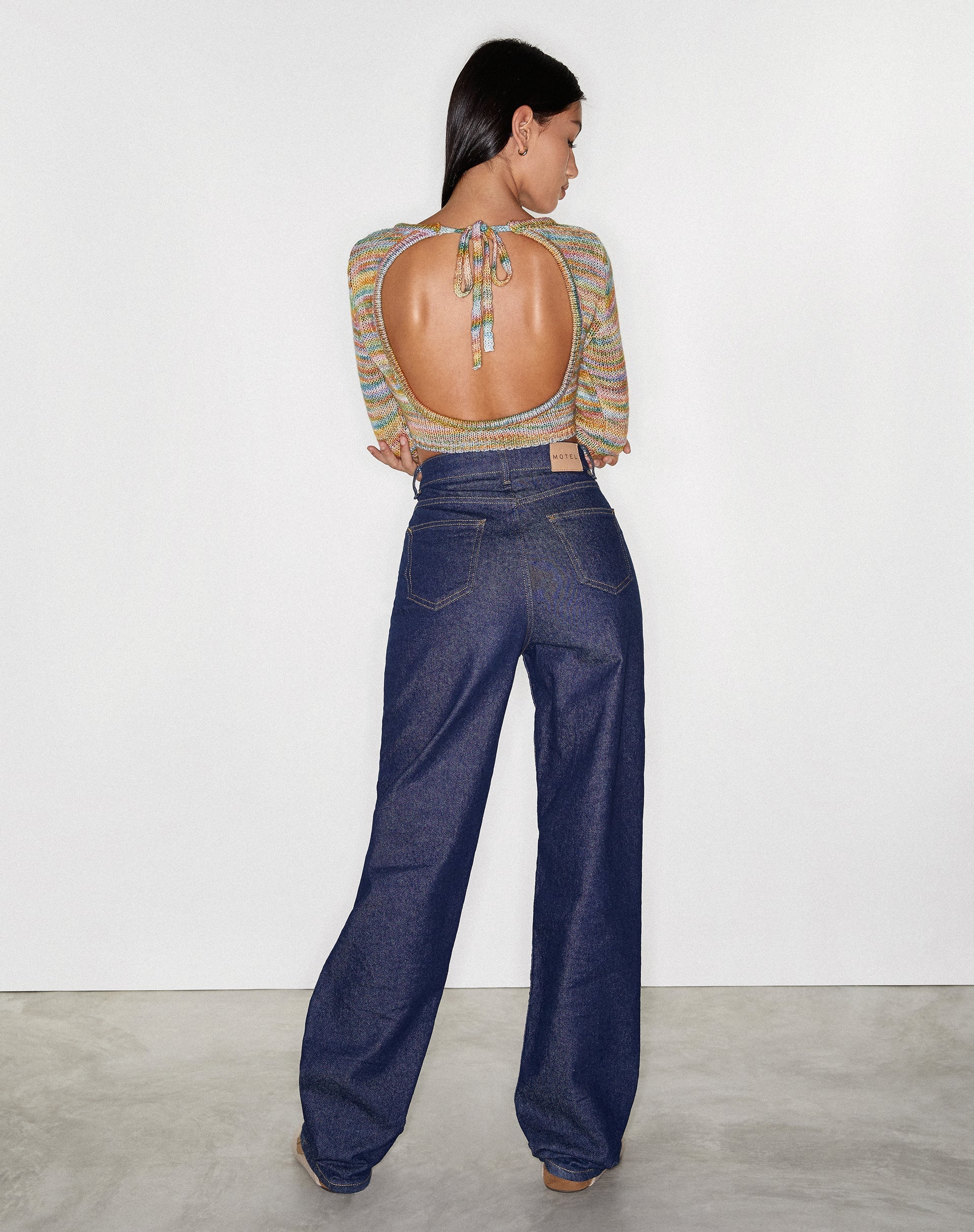 image de Parallel Jeans en Rinse Blue Wash